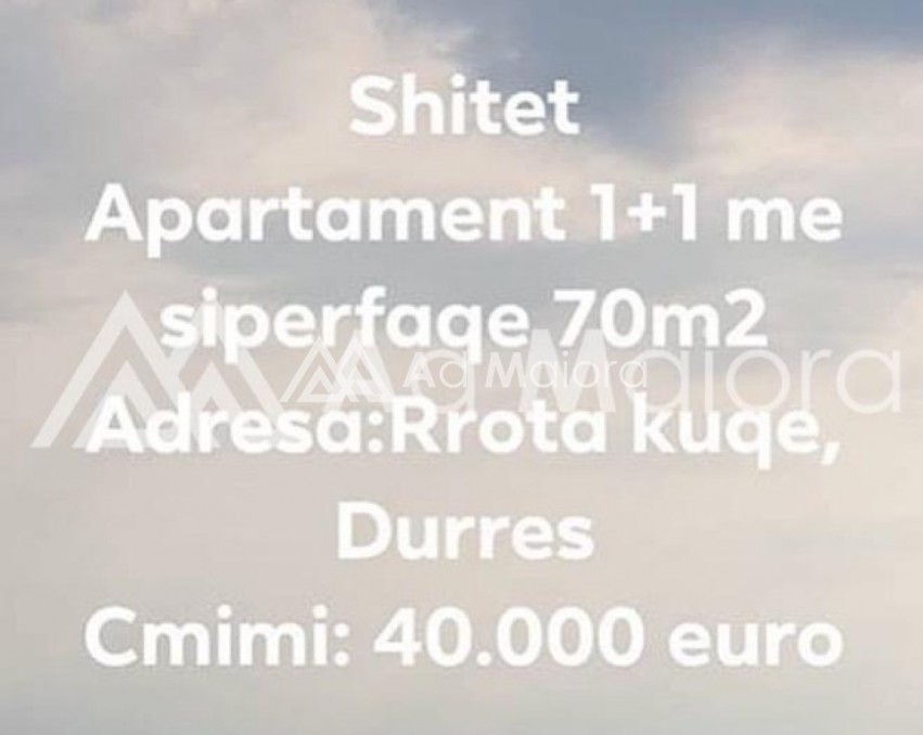 Shitet Apartament 1+1